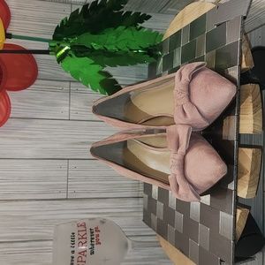 Ann taylor leather /suede pumps #406‎